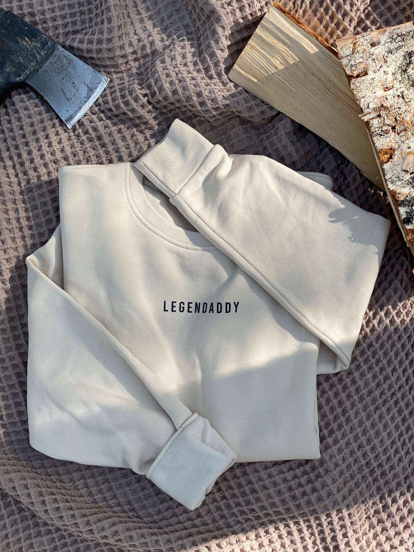 Collegepaita Daddy - Cream