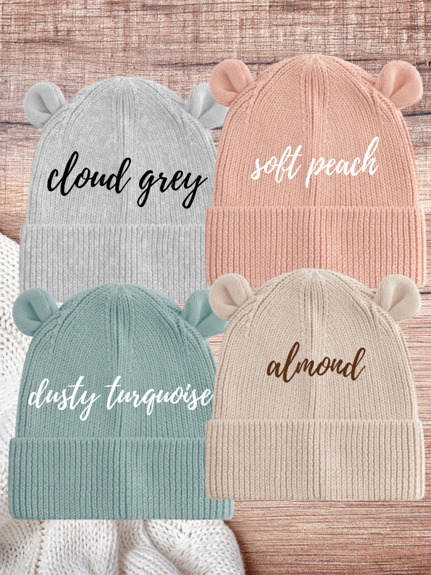 Baby bear beanie