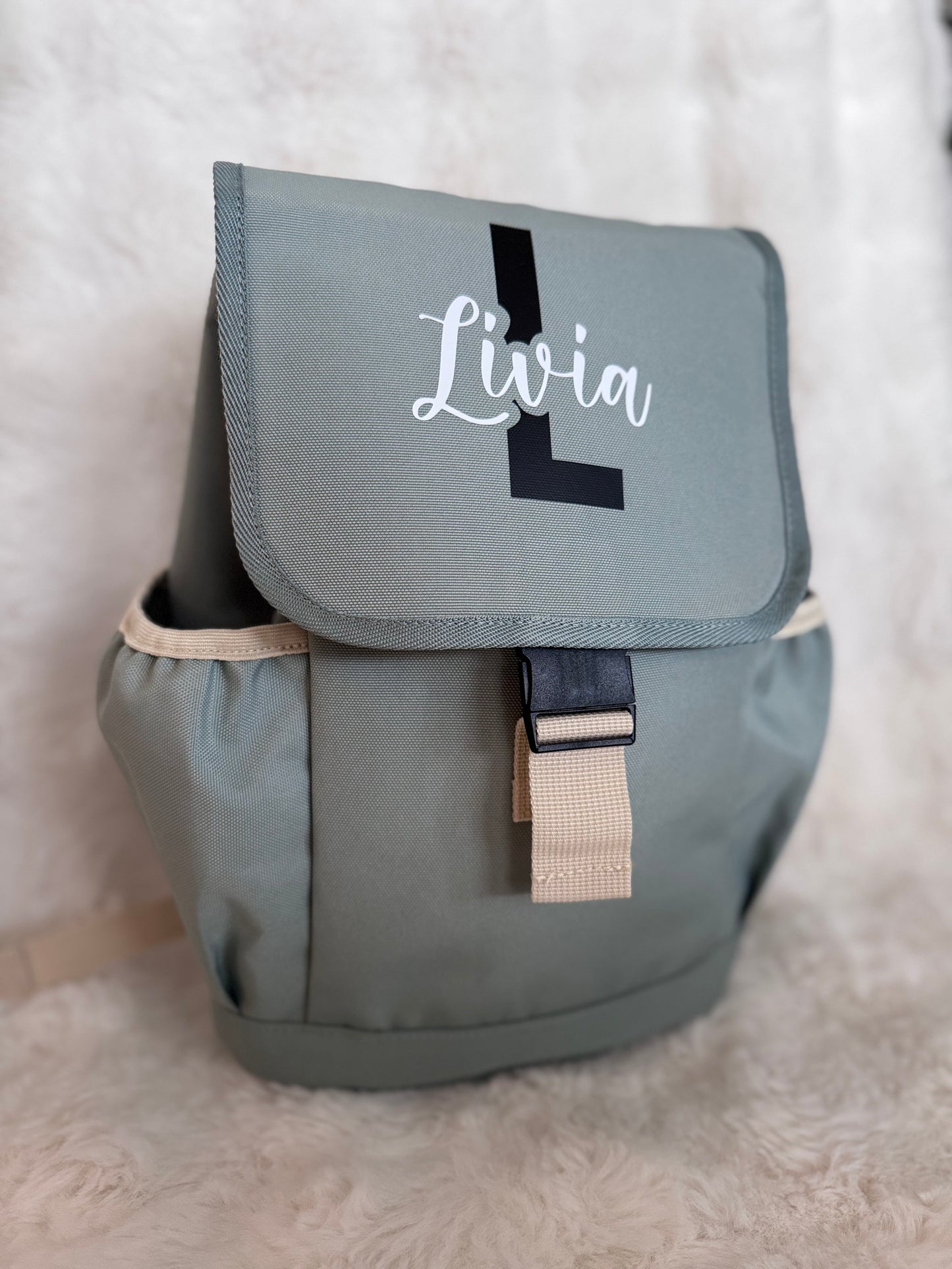Lasten reppu nimikoinnilla