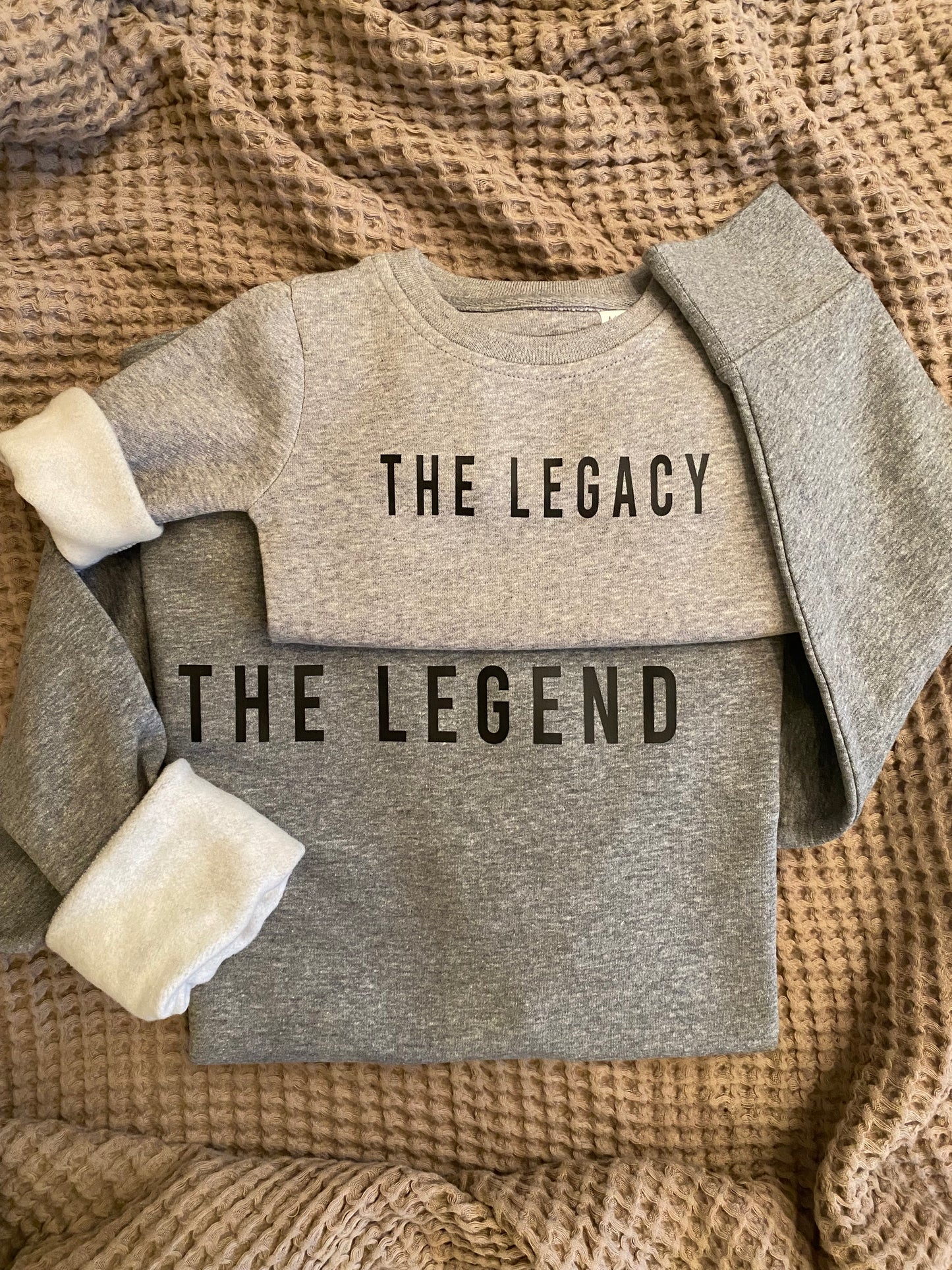 Collegepaita Daddy - Heather Grey