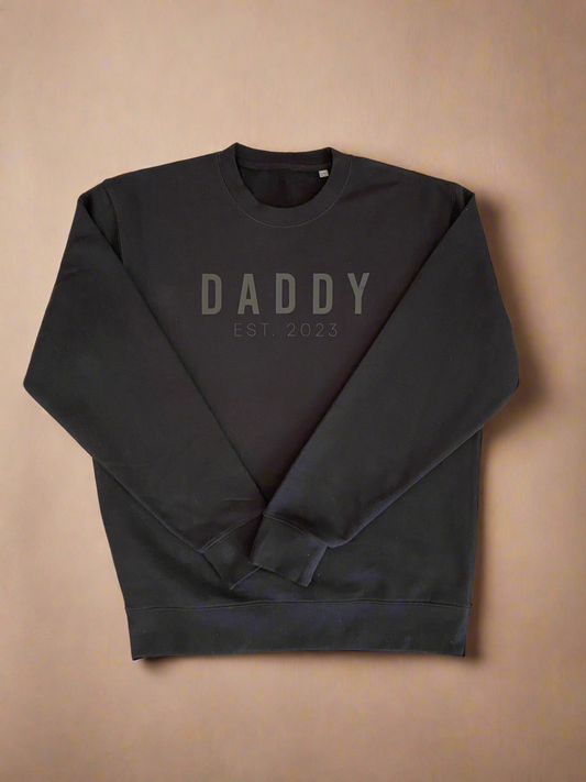 Collegepaita Daddy - Black