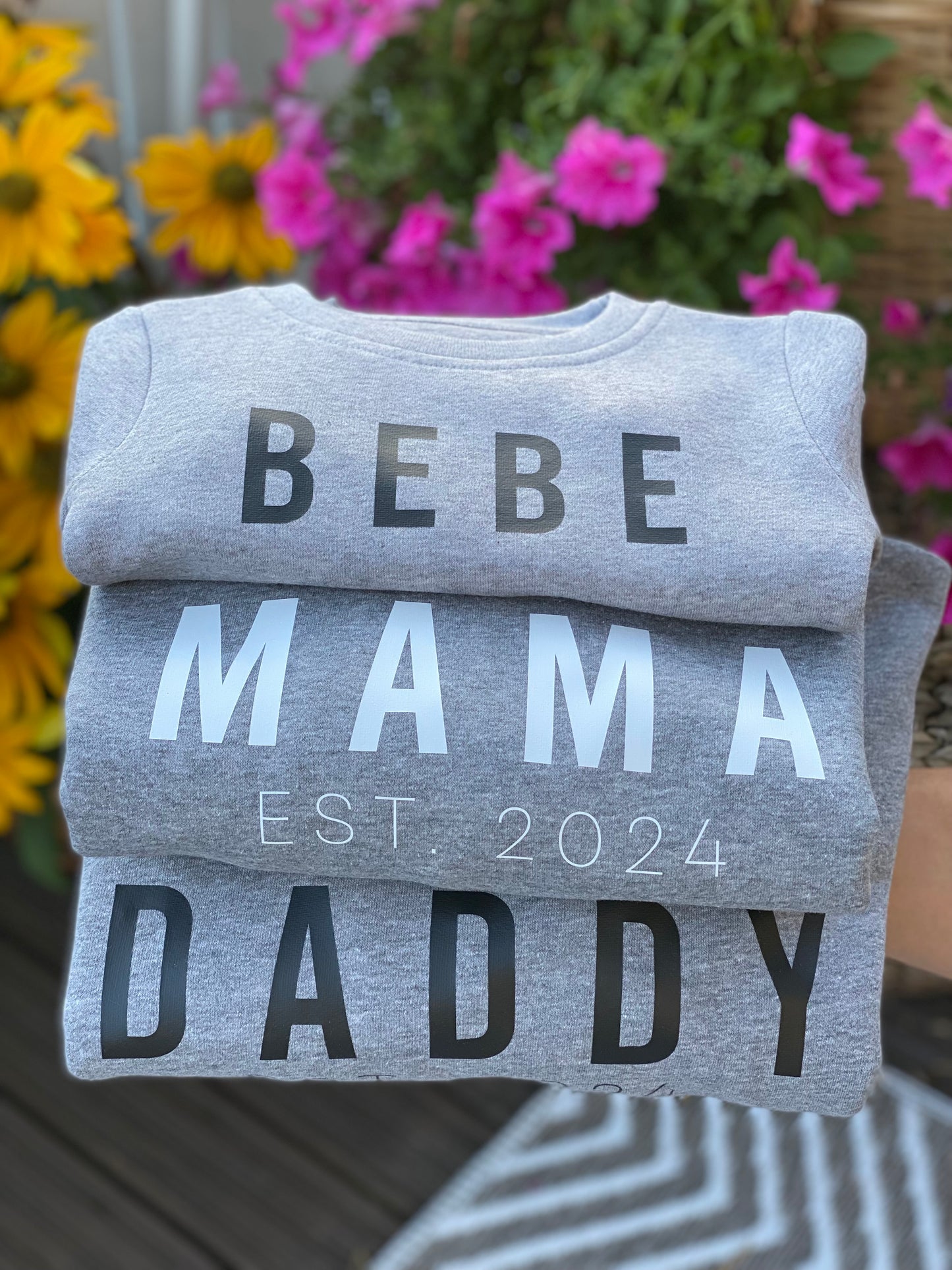 Collegepaita Daddy - Heather Grey