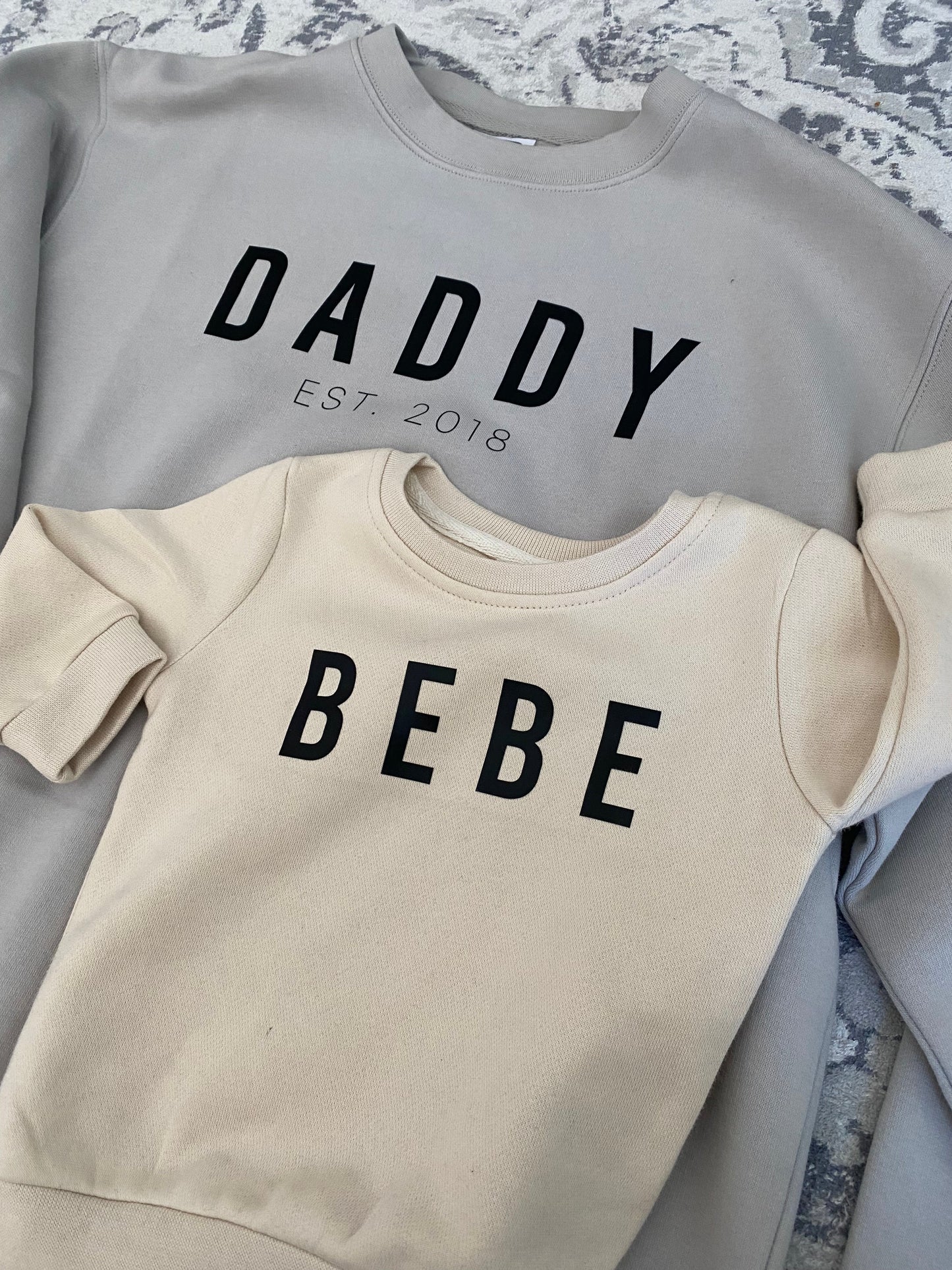 Collegepaita Daddy - Urban Grey