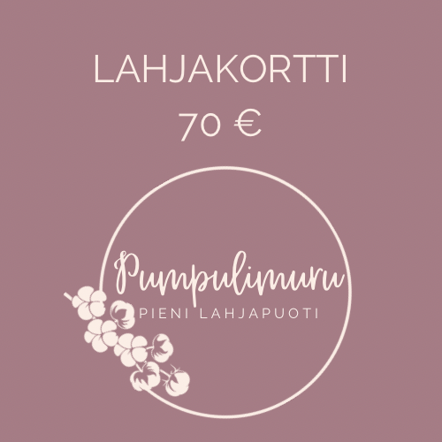 Lahjakortti Pumpulimurun Pieneen Lahjapuotiin